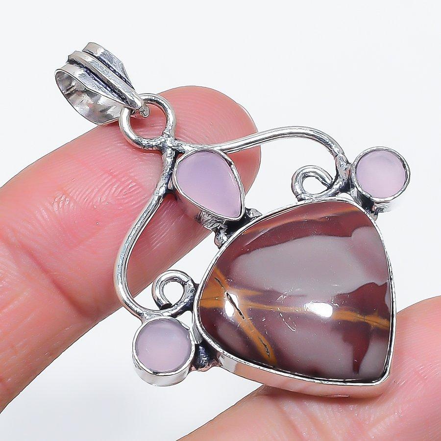 Natural Noreena Jasper, Chalcedony 925 Sterling Silver Pendant 2.01 z1T14
Natural Noreena Jasper, Chalcedony 925 Sterling Silver Pendant 2.01 z1T14
