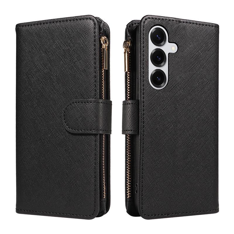 The new solid color fashionable invisible card case is suitable for Samsung S25 cross pattern zipper mobile phone protective case. Galaxy A05 чорний
The new solid color fashionable invisible card case is suitable for Samsung S25 cross pattern zipper mobile phone protective case. Galaxy A05 чорний