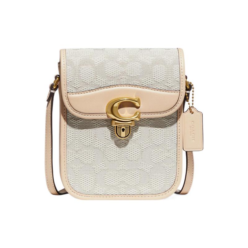 COACH Studio 14 metal logo lock classic logo jacquard fabric and cowhide mobile phone bag shoulder crossbody bag women s apricot color with presbyopia золотий
COACH Studio 14 metal logo lock classic logo jacquard fabric and cowhide mobile phone bag shoulder crossbody bag women s apricot color with presbyopia золотий