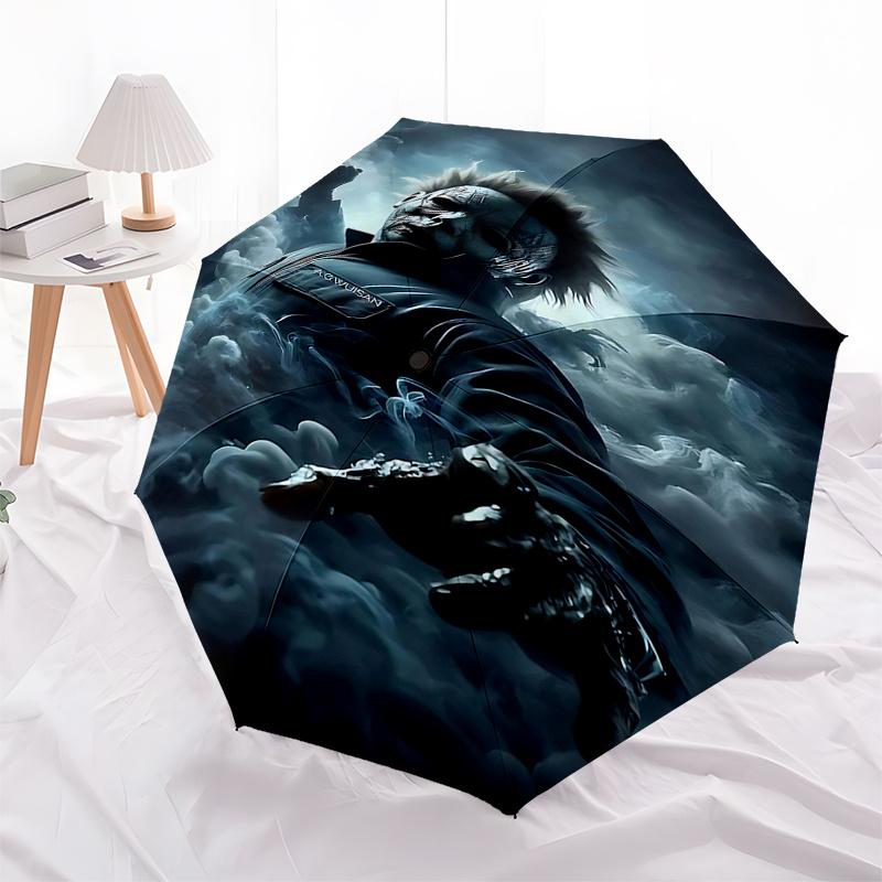 Michael Myers Masked Rain Umbrella: Automatic Opening & Closing, Foldable Design, 8-Rib Iron Frame, Outdoor Use, Ideal Gift for Fans and Tra
Michael Myers Masked Rain Umbrella: Automatic Opening & Closing, Foldable Design, 8-Rib Iron Frame, Outdoor Use, Ideal Gift for Fans and Tra