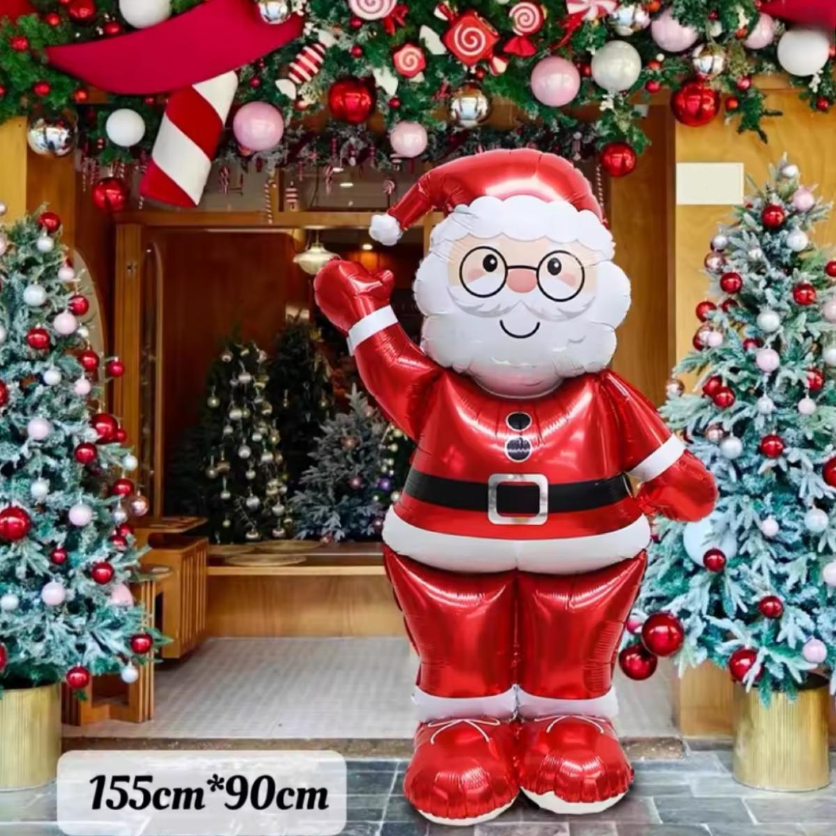1/2PCS Santa Foil Balloons - 61 Self-Sealing Christmas New Year s Themed Parties Perfect for Holiday Decorations 60inch
1/2PCS Santa Foil Balloons - 61 Self-Sealing Christmas New Year s Themed Parties Perfect for Holiday Decorations 60inch