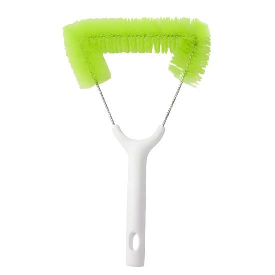 Щетка для экрана с плотной щетиной, неразборная, моющаяся, универсальное чистящее средство, инструмент для глубокой очистки сетки оконного экрана зелёный
Щетка для экрана с плотной щетиной, неразборная, моющаяся, универсальное чистящее средство, инструмент для глубокой очистки сетки оконного экрана зелёный
