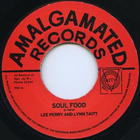 7inch Record LEE PERRY, LYNN TAITT / LYNN TAITT - Soul Food / Music Flames PR1 Amalgamated UK 1968 UK Reggae, Ska & Dub
7inch Record LEE PERRY, LYNN TAITT / LYNN TAITT - Soul Food / Music Flames PR1 Amalgamated UK 1968 UK Reggae, Ska & Dub