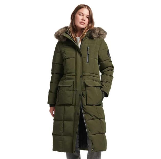 Superdry Longline Faux Fur Everest куртка S 
Superdry Longline Faux Fur Everest куртка S