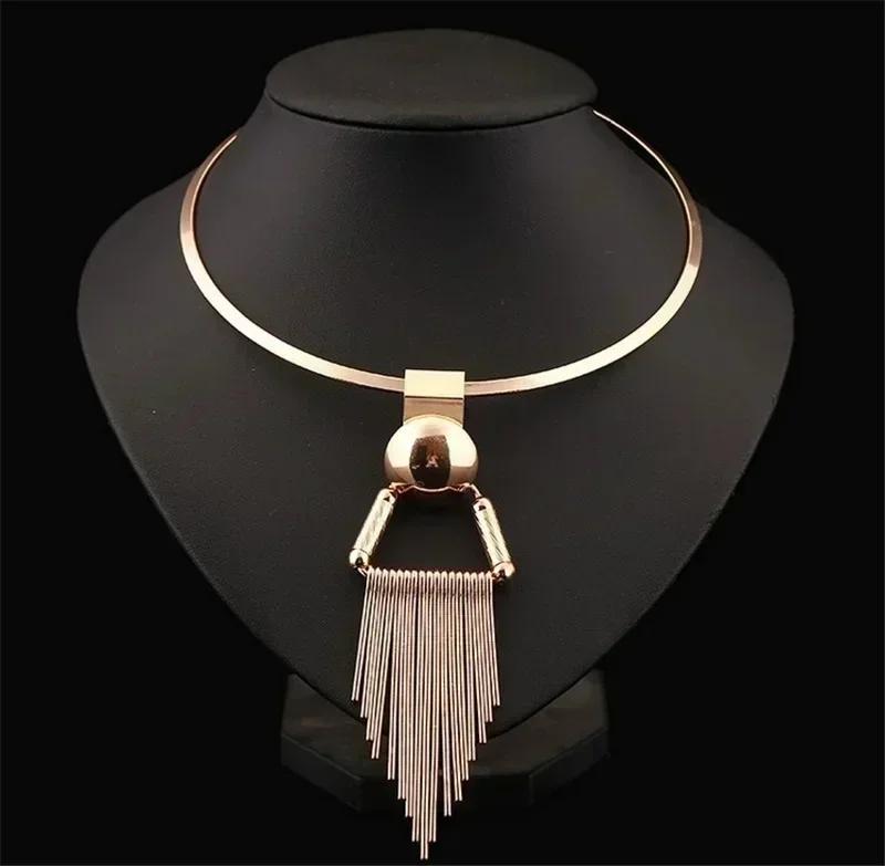 Women Exaggerate Fashion Bohemian Choker Collar Necklace Vintage Tassel Statement Long Necklace Jewelry Accessories Gifts золотий
Women Exaggerate Fashion Bohemian Choker Collar Necklace Vintage Tassel Statement Long Necklace Jewelry Accessories Gifts золотий