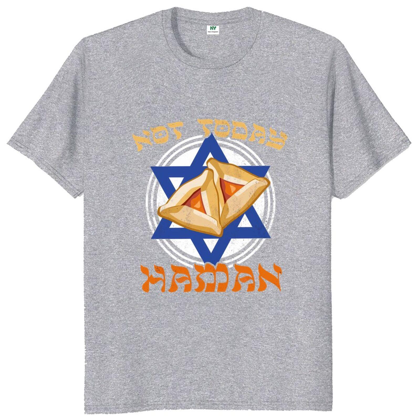 Mens teeshirt Not Today Haman T Shirt Hebrew Gift Inspired Slogan Short Sleeve Cotton Unisex Soft Round Neck Casual Tshirts 4XL
Mens teeshirt Not Today Haman T Shirt Hebrew Gift Inspired Slogan Short Sleeve Cotton Unisex Soft Round Neck Casual Tshirts 4XL