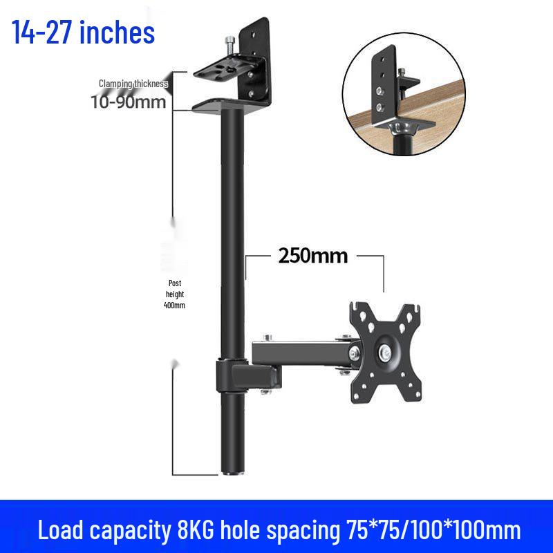 Inverted Monitor Stand with Mechanical Arm for 24-30 Inch Displays, Adjustable Upside Down Lifting and Hanging Solution for Dormitory Bookshelf
Inverted Monitor Stand with Mechanical Arm for 24-30 Inch Displays, Adjustable Upside Down Lifting and Hanging Solution for Dormitory Bookshelf