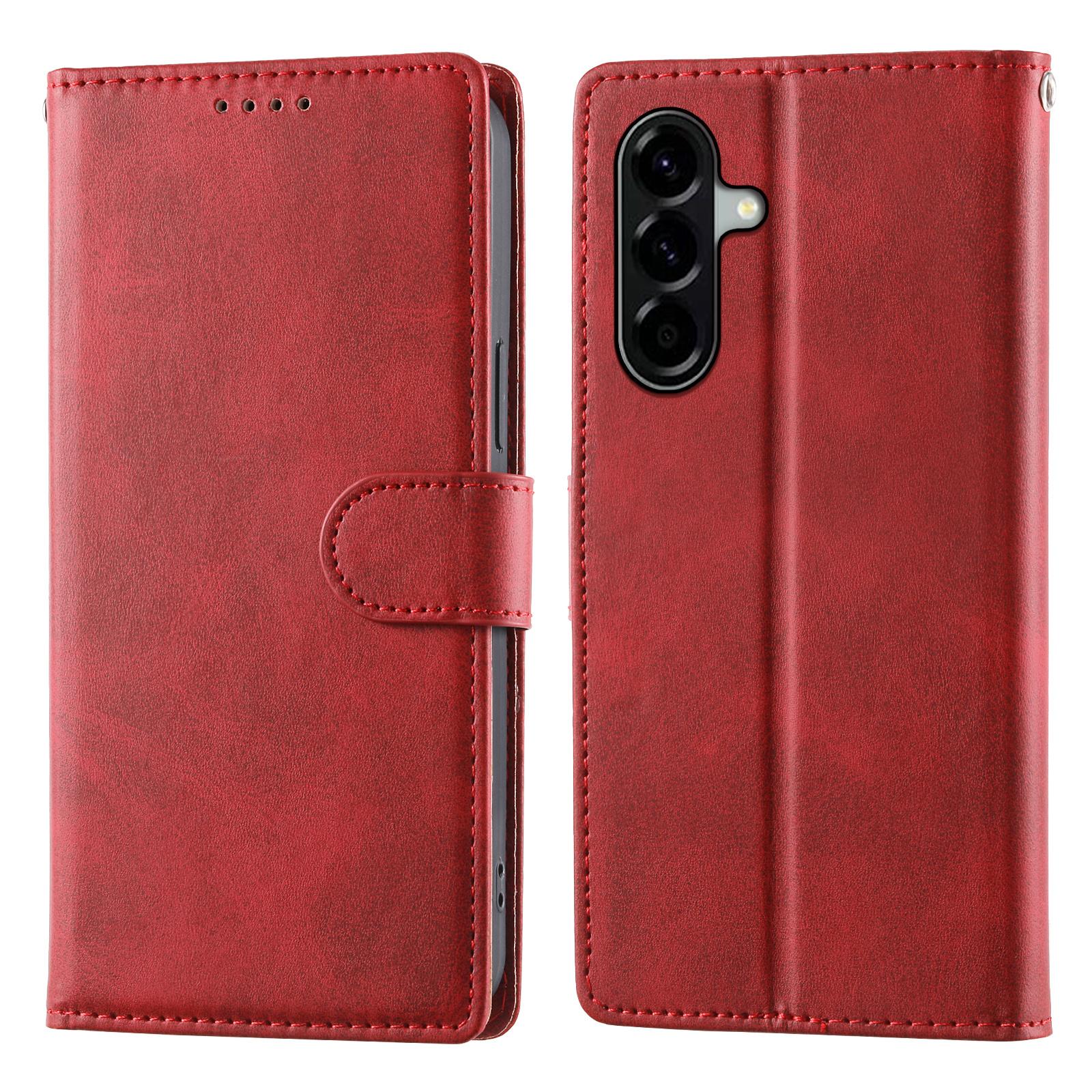 For Samsung Galaxy A57 5G Case Stand Wallet Calf Texture PU Leather Flip Phone Cover with Wrist Strap
For Samsung Galaxy A57 5G Case Stand Wallet Calf Texture PU Leather Flip Phone Cover with Wrist Strap
