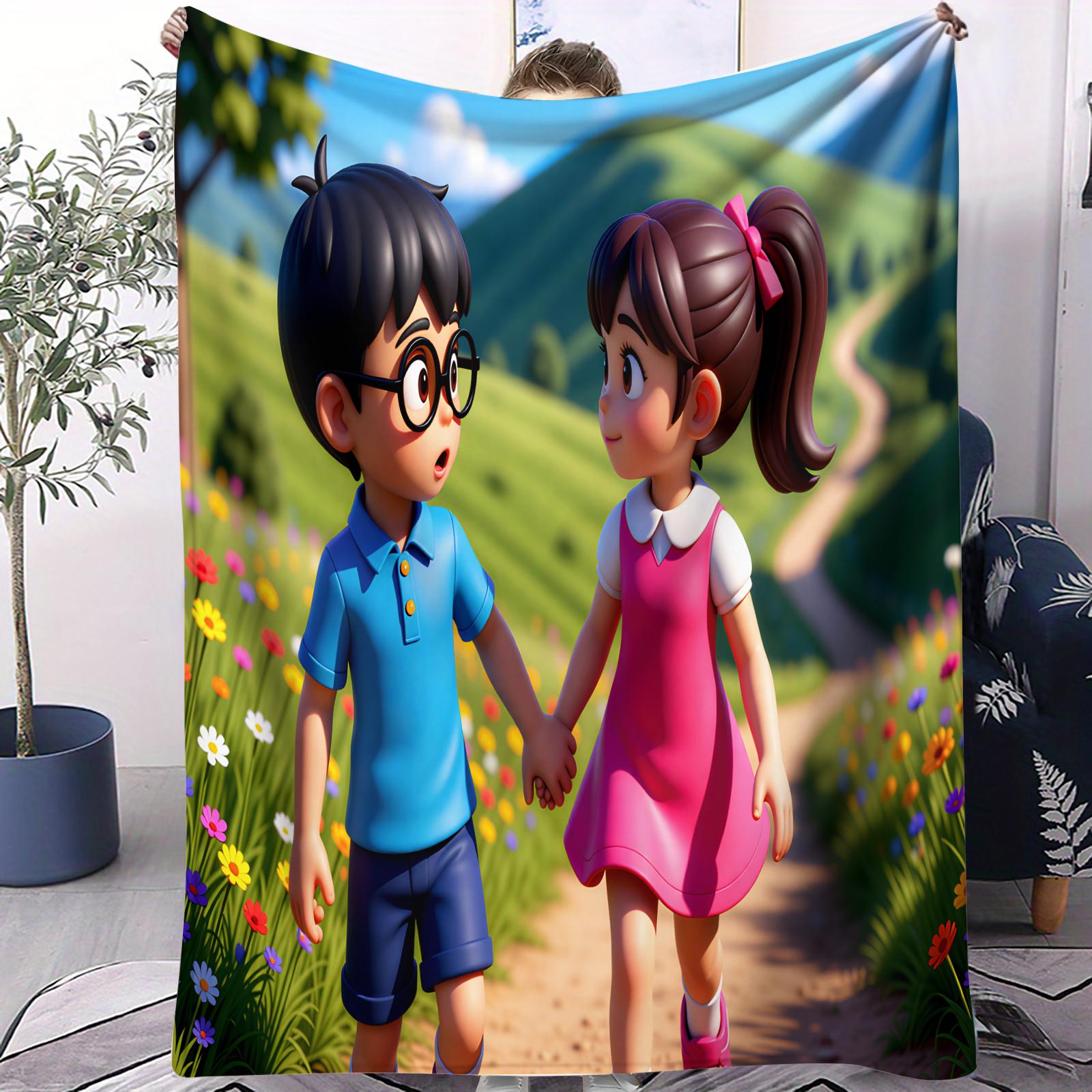 Viral Cute Doraemon Japanese Anime Small Cover Blanket Plush Soft Sofa Throw Blanket Novelty Warm All Season Blanket For Gift 70x100cm
Viral Cute Doraemon Japanese Anime Small Cover Blanket Plush Soft Sofa Throw Blanket Novelty Warm All Season Blanket For Gift 70x100cm