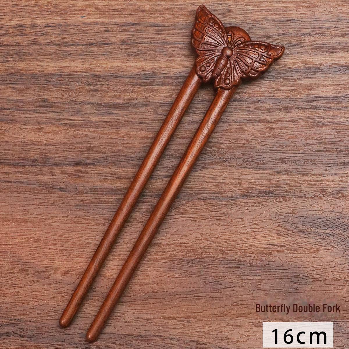 U-образная шпилька из сандалового дерева, золотая, шелковая, в стиле ретро - в китайском стиле, с изображением животных из дерева
U-образная шпилька из сандалового дерева, золотая, шелковая, в стиле ретро - в китайском стиле, с изображением животных из дерева