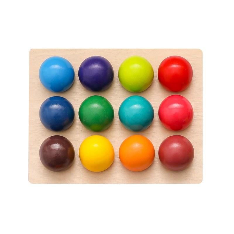 Wooden Montessori Toys for Kids Early Education Preschool Toy Rainbow Ball Matching Sensory Game Color Cognitive Sorting Board
Wooden Montessori Toys for Kids Early Education Preschool Toy Rainbow Ball Matching Sensory Game Color Cognitive Sorting Board