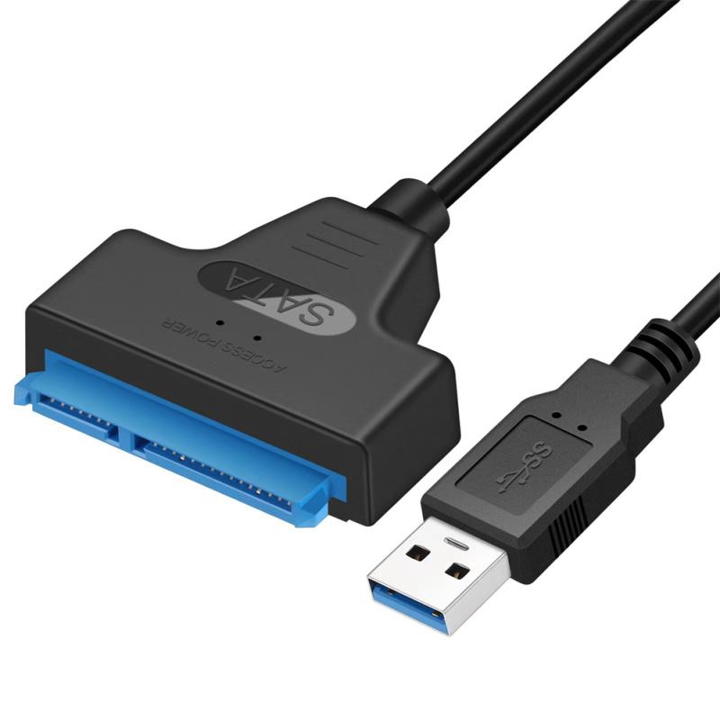 Кабель-адаптер USB 3.0 на SATA Сверхбыстрая передача данных Кабель SATA Преобразователь с портом питания для 2,5-дюймовых жестких дисков SSD
Кабель-адаптер USB 3.0 на SATA Сверхбыстрая передача данных Кабель SATA Преобразователь с портом питания для 2,5-дюймовых жестких дисков SSD