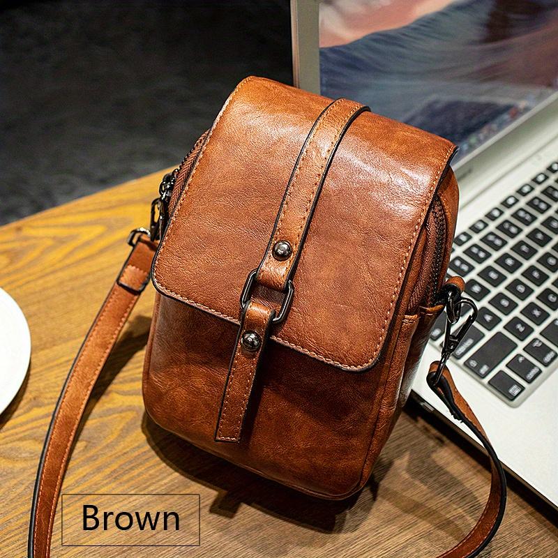 Винтажная шикарная сумка через плечо для женщин - стильный кошелек для монет, легкая однотонная сумочка для работы, повседневной жизни и путешествий коричневый
Винтажная шикарная сумка через плечо для женщин - стильный кошелек для монет, легкая однотонная сумочка для работы, повседневной жизни и путешествий коричневый