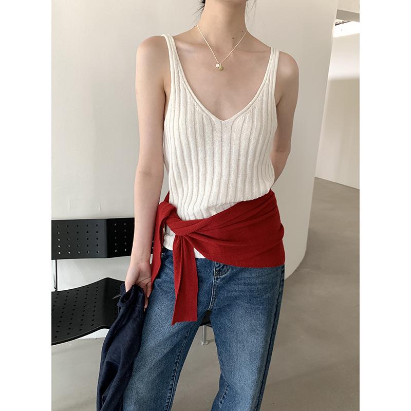 MMC DITION Women s White Knit Camisole Vest - Lightweight Linen Sleeveless Spring/Summer Top One Size
MMC DITION Women s White Knit Camisole Vest - Lightweight Linen Sleeveless Spring/Summer Top One Size