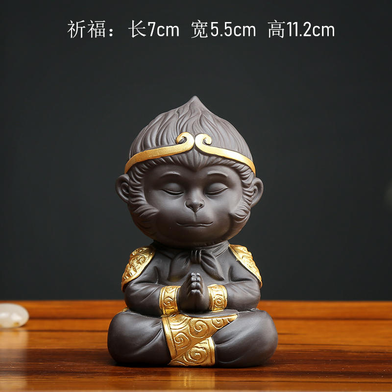 Purple Sand Monkey King Sun Wukong Tea Pet Cute Figurine Gongfu Tea Accessories Chinese Yixing Tea Set Zen Home Decor
Purple Sand Monkey King Sun Wukong Tea Pet Cute Figurine Gongfu Tea Accessories Chinese Yixing Tea Set Zen Home Decor