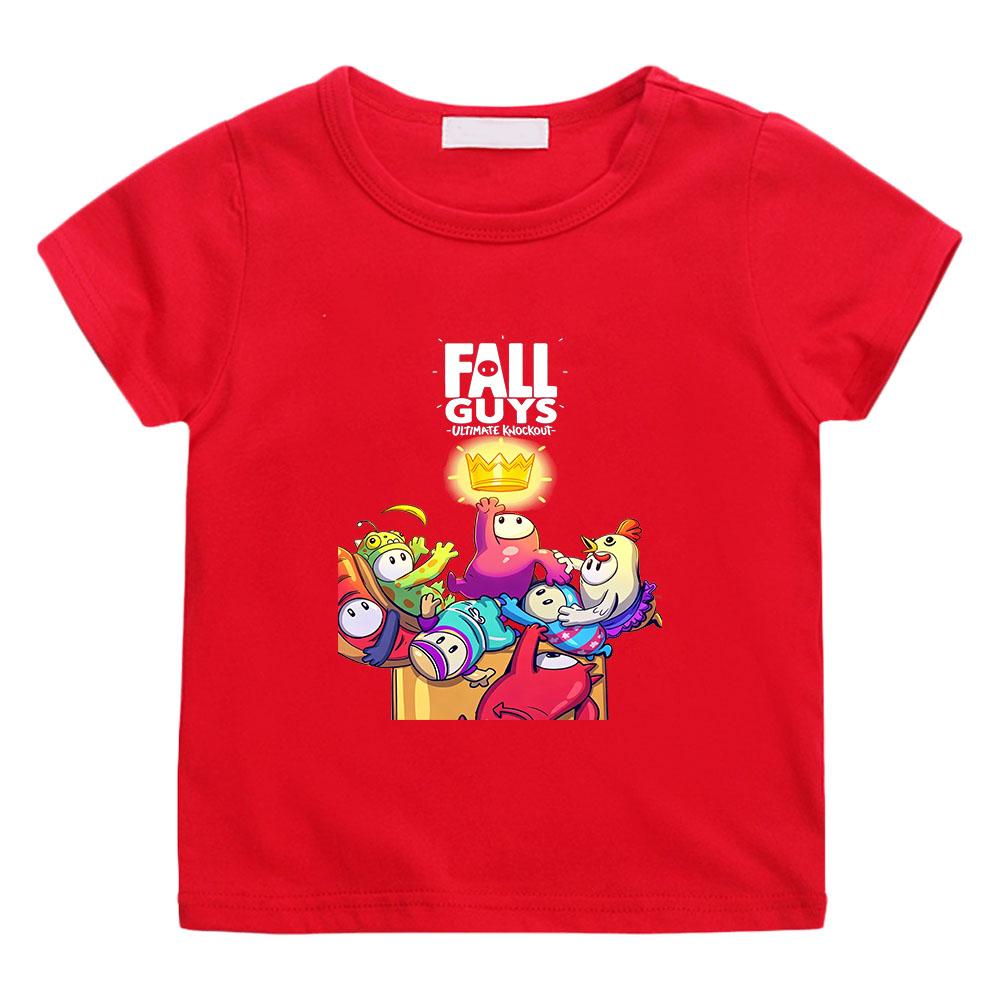 Game Fall Guys 2-12 Years Kids Pure Cotton T-shirt Boys Girls Cute Cartoon Print Short Sleeve O Neck Casual Summer Children Tops 100 червоний
Game Fall Guys 2-12 Years Kids Pure Cotton T-shirt Boys Girls Cute Cartoon Print Short Sleeve O Neck Casual Summer Children Tops 100 червоний