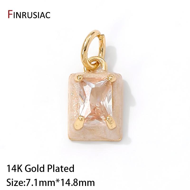 14K Gold Plated Brass Zircon Geometric Charms,Inlaid Zircon Pendant For DIY Bracelet Necklace Jewelry Making Accessories 2 pieces
14K Gold Plated Brass Zircon Geometric Charms,Inlaid Zircon Pendant For DIY Bracelet Necklace Jewelry Making Accessories 2 pieces