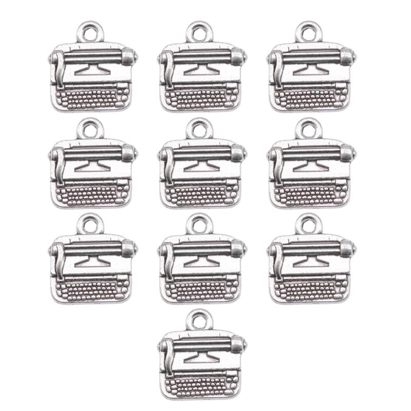 Набор из 10 подвесок в виде винтажной пишущей машинки, ретро-стиль, ювелирная подвеска, сплавная текстура, подходит для уникальных любителей моды 1
Набор из 10 подвесок в виде винтажной пишущей машинки, ретро-стиль, ювелирная подвеска, сплавная текстура, подходит для уникальных любителей моды 1