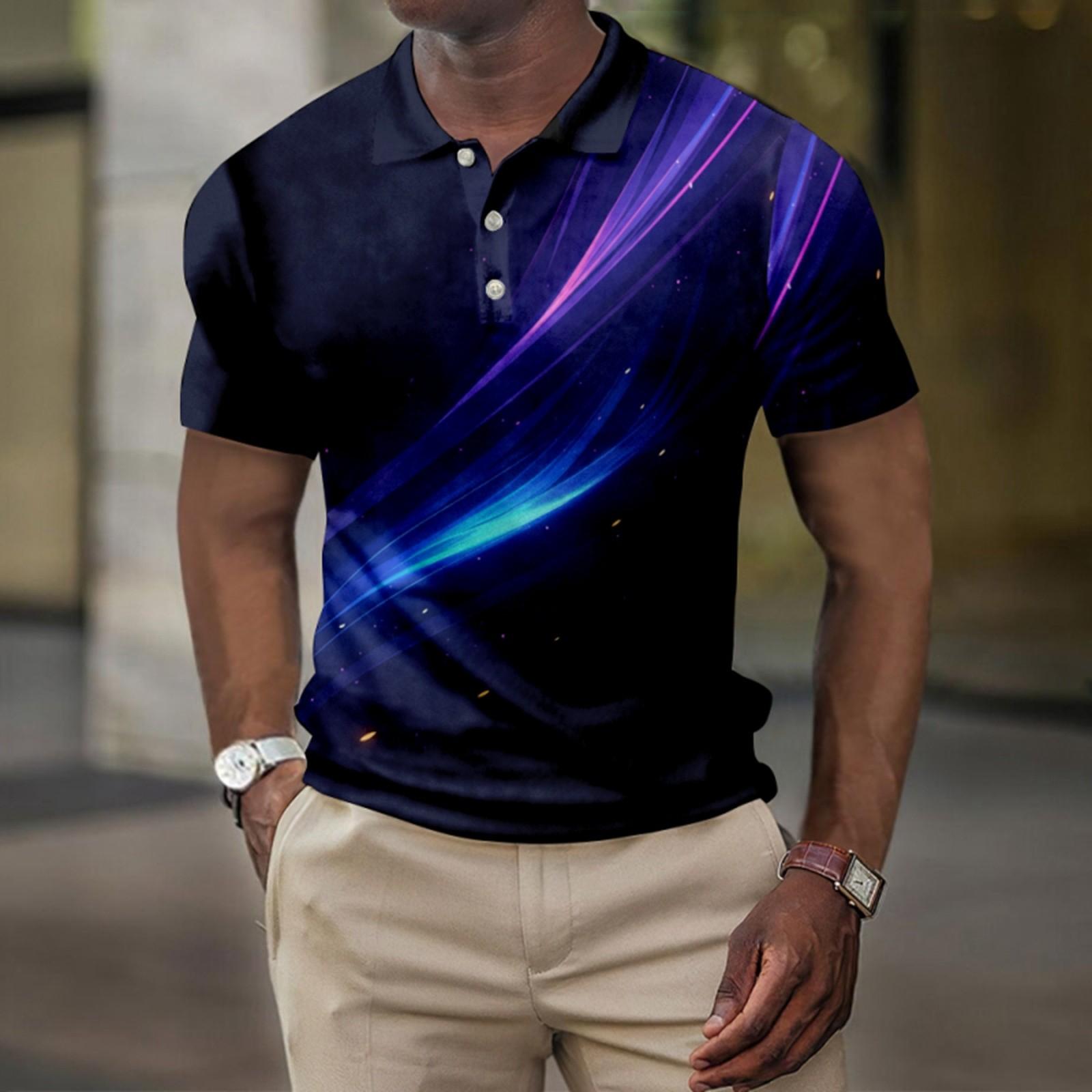 Чоловіча літня принтована сорочка для гольфу Botton з короткими рукавами Топ чоловіча повсякденна модна сорочка XXL
Чоловіча літня принтована сорочка для гольфу Botton з короткими рукавами Топ чоловіча повсякденна модна сорочка XXL