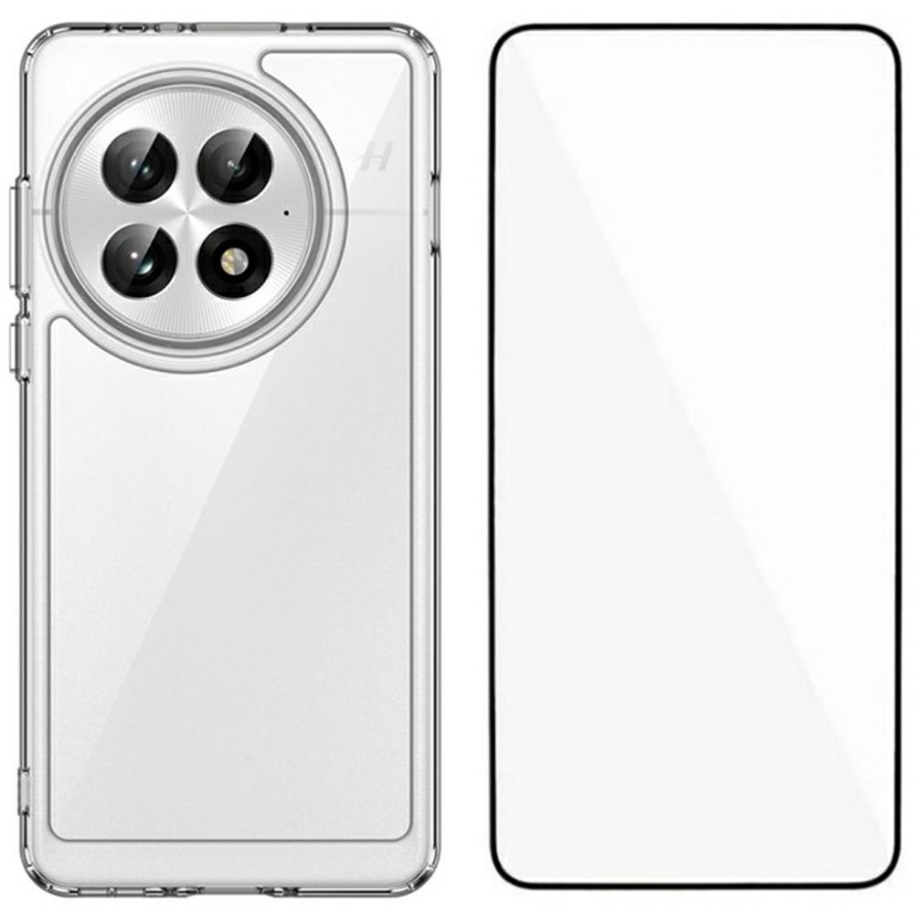 Чохол WANLONFENG серії MF для OnePlus 13, прозорий чохол для телефону з ТПУ+акрилу з плівкою із загартованого скла Style A
Чохол WANLONFENG серії MF для OnePlus 13, прозорий чохол для телефону з ТПУ+акрилу з плівкою із загартованого скла Style A