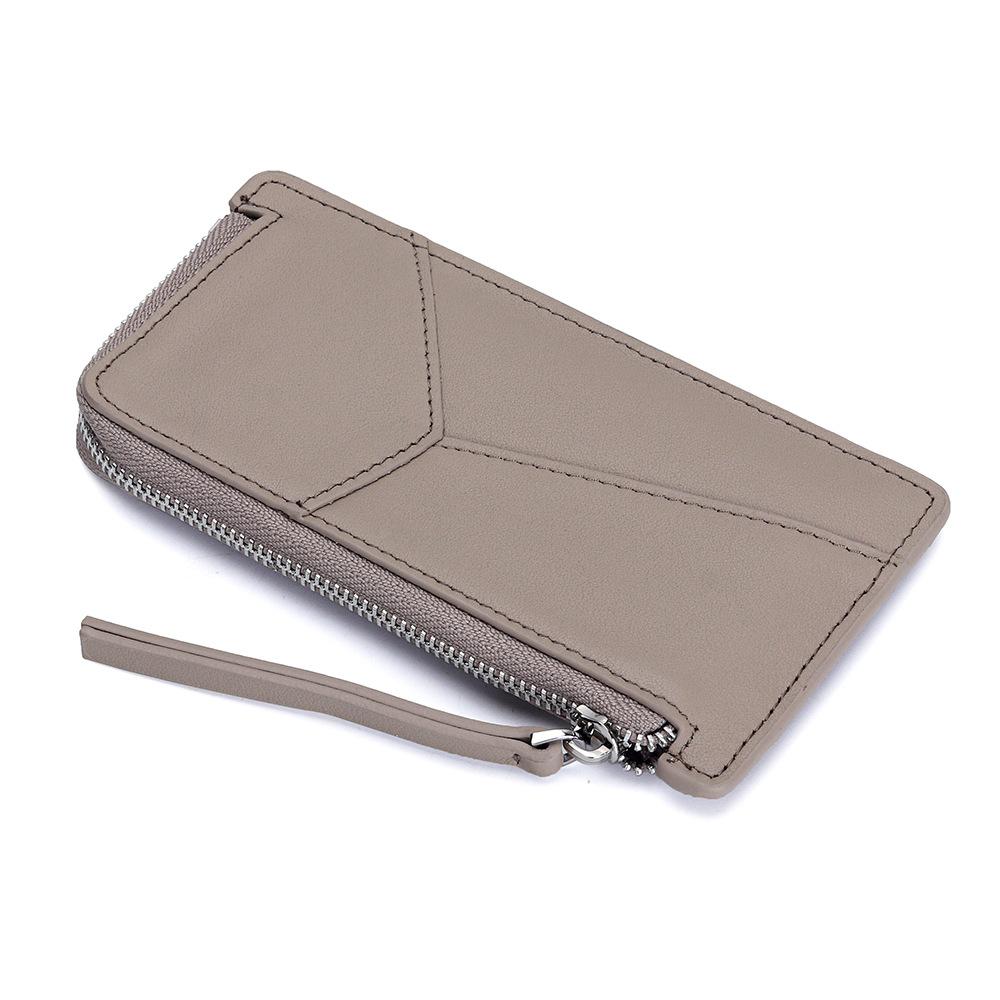 Fashionable Women Real Leather Slim Card Holder Geometric Patchwork Zipper Cards Coin Cash Portable Daily Coin Purse Mini Wallet
Fashionable Women Real Leather Slim Card Holder Geometric Patchwork Zipper Cards Coin Cash Portable Daily Coin Purse Mini Wallet