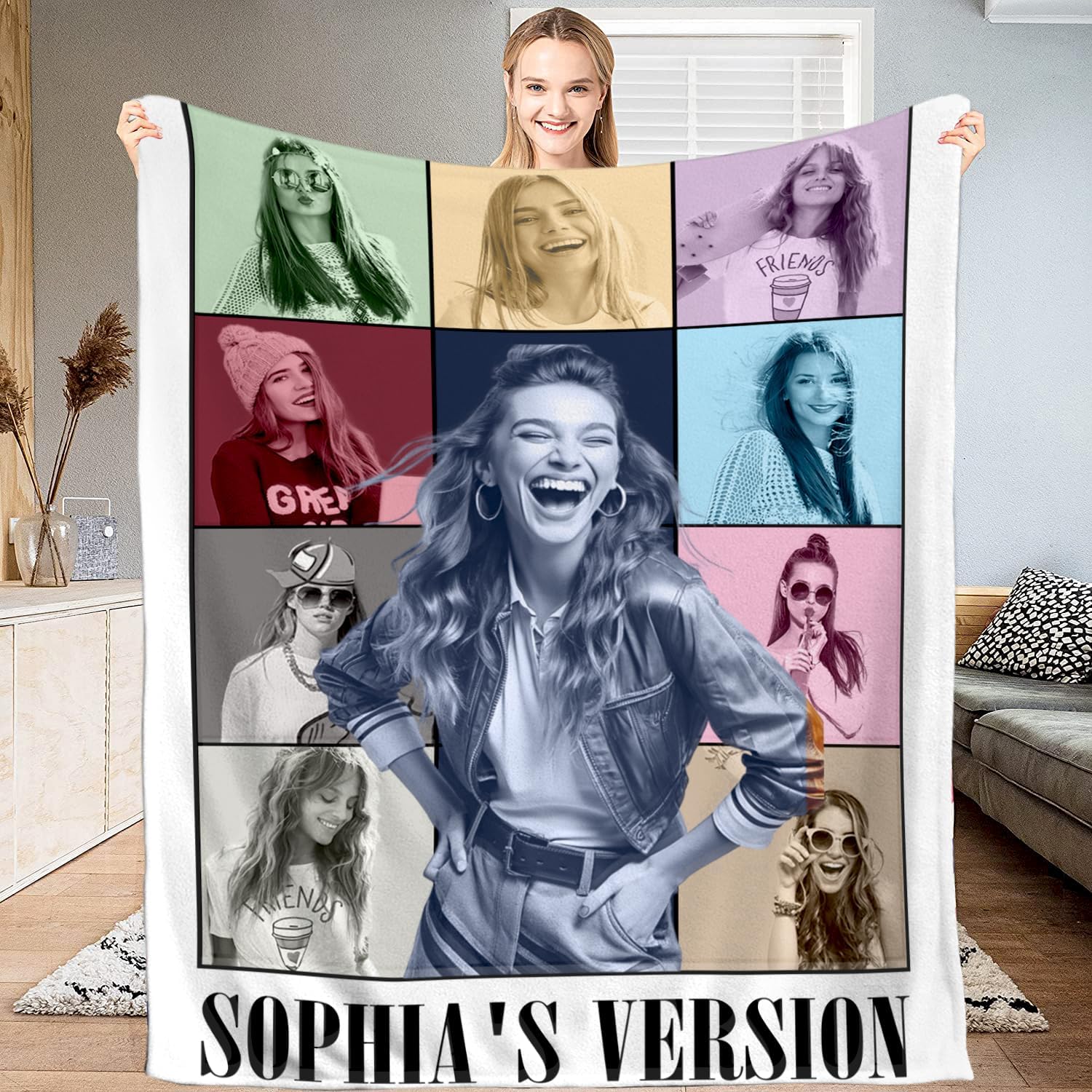 Personalized Music Chibi Throw Blanket for Girls Soft Fuzzy Flannel Blanket Perfect Home Decor Gifts for Women Fans Style 100x150cm
Personalized Music Chibi Throw Blanket for Girls Soft Fuzzy Flannel Blanket Perfect Home Decor Gifts for Women Fans Style 100x150cm