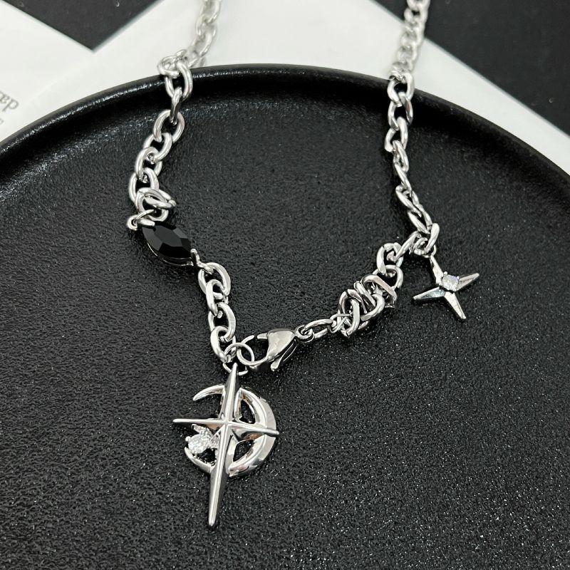 Kansai IV Eight-Pointed Stars All-Match Sweater Chain Black Onyx Chain length 50cm
Kansai IV Eight-Pointed Stars All-Match Sweater Chain Black Onyx Chain length 50cm