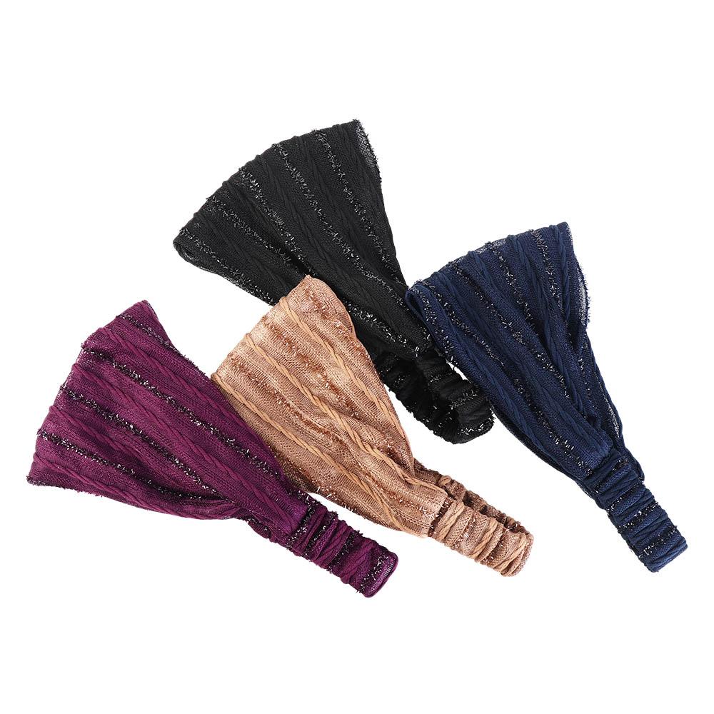 Band Shiny Stripe Sequin Wide Brimmed Wide Hair Band Korean Headwear Women Headband Mesh Hairbands
Band Shiny Stripe Sequin Wide Brimmed Wide Hair Band Korean Headwear Women Headband Mesh Hairbands
