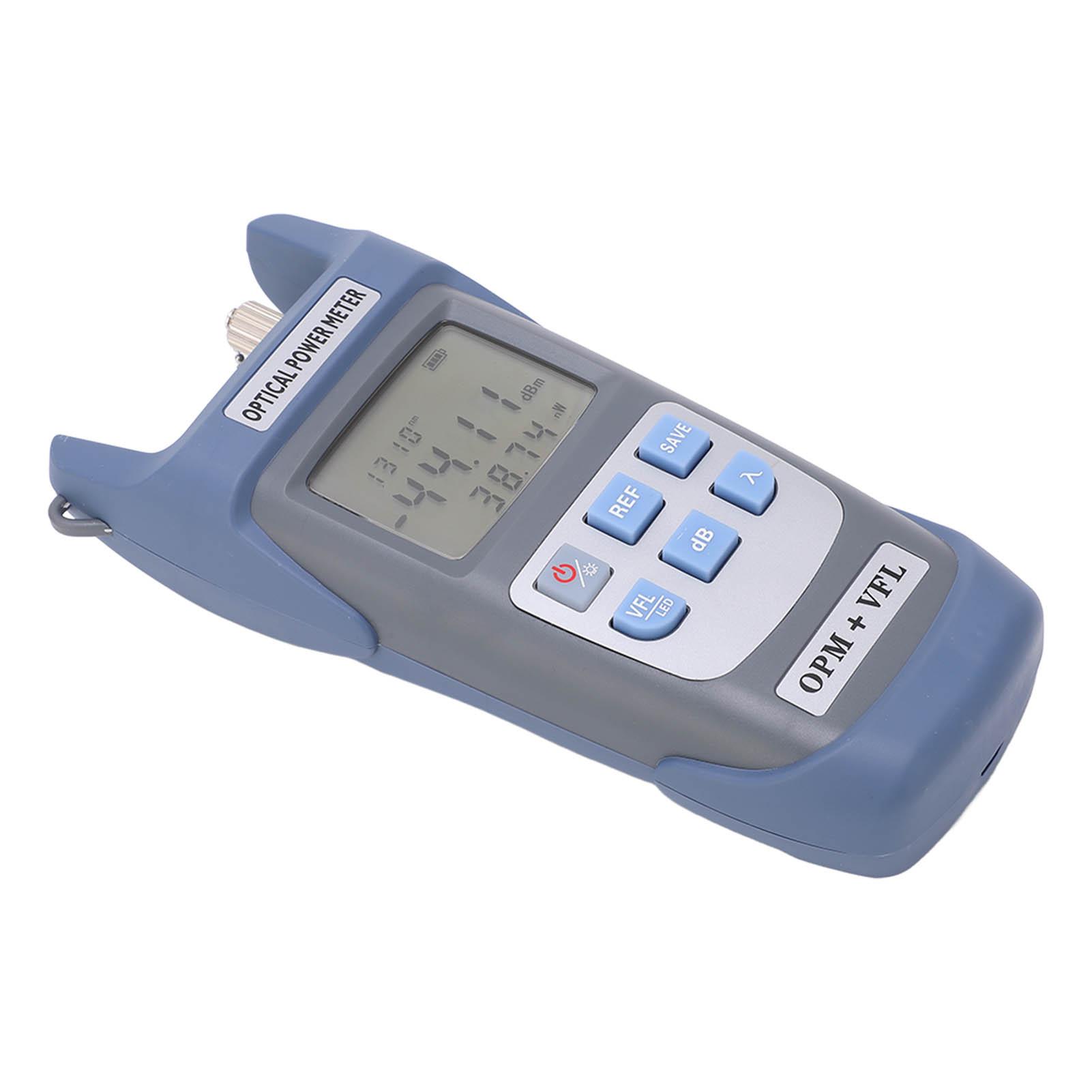 Оптический измеритель мощности Красный световой прибор Портативный тестер волоконно-оптического кабеля со светодиодной подсветкой 50 МВт
Оптический измеритель мощности Красный световой прибор Портативный тестер волоконно-оптического кабеля со светодиодной подсветкой 50 МВт