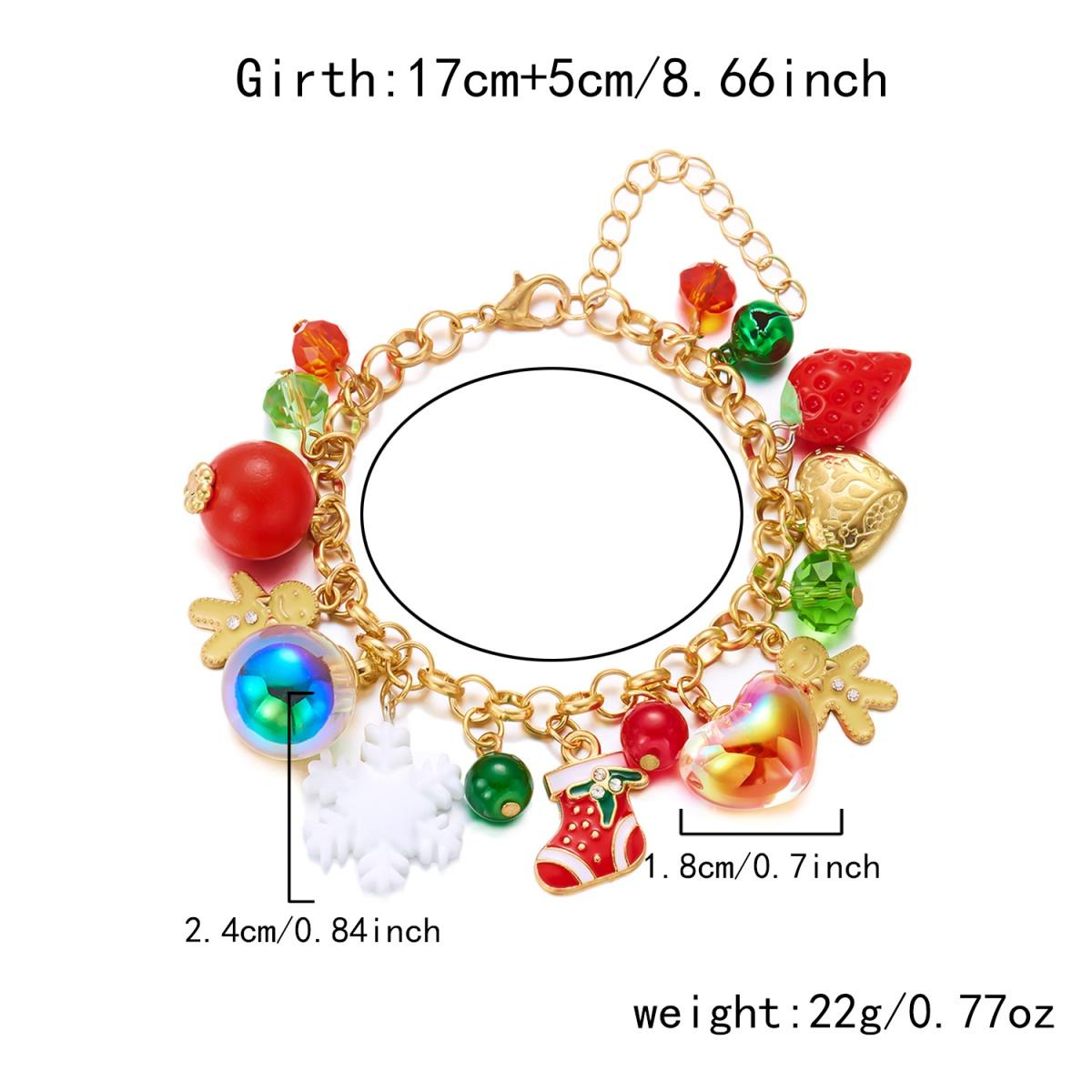 Christmas Snowflake Gingerbread Sock Bracelet Necklace Set Snowman Tree Penguin Resin Heart Strawberry Jewelry Set For Women Men
Christmas Snowflake Gingerbread Sock Bracelet Necklace Set Snowman Tree Penguin Resin Heart Strawberry Jewelry Set For Women Men