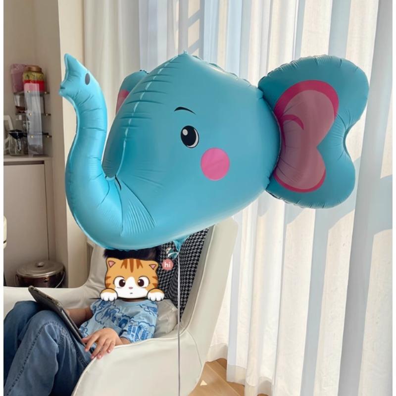 One large 4D elephant-head aluminum film balloon, with a beautiful elephant head, suitable for birthday parties and festival celebrations
One large 4D elephant-head aluminum film balloon, with a beautiful elephant head, suitable for birthday parties and festival celebrations