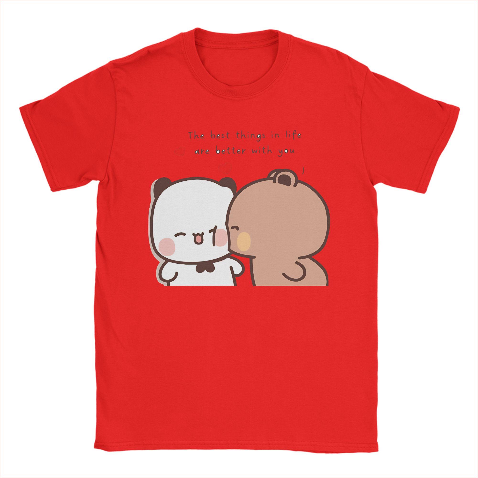 Kawaii Bubu Dudu Couple Pandas TShirt Beach Fashion TShirts Unisexs Cotton ONeck Oversize Clothing Short Sleeve Funny Tshirt S
Kawaii Bubu Dudu Couple Pandas TShirt Beach Fashion TShirts Unisexs Cotton ONeck Oversize Clothing Short Sleeve Funny Tshirt S