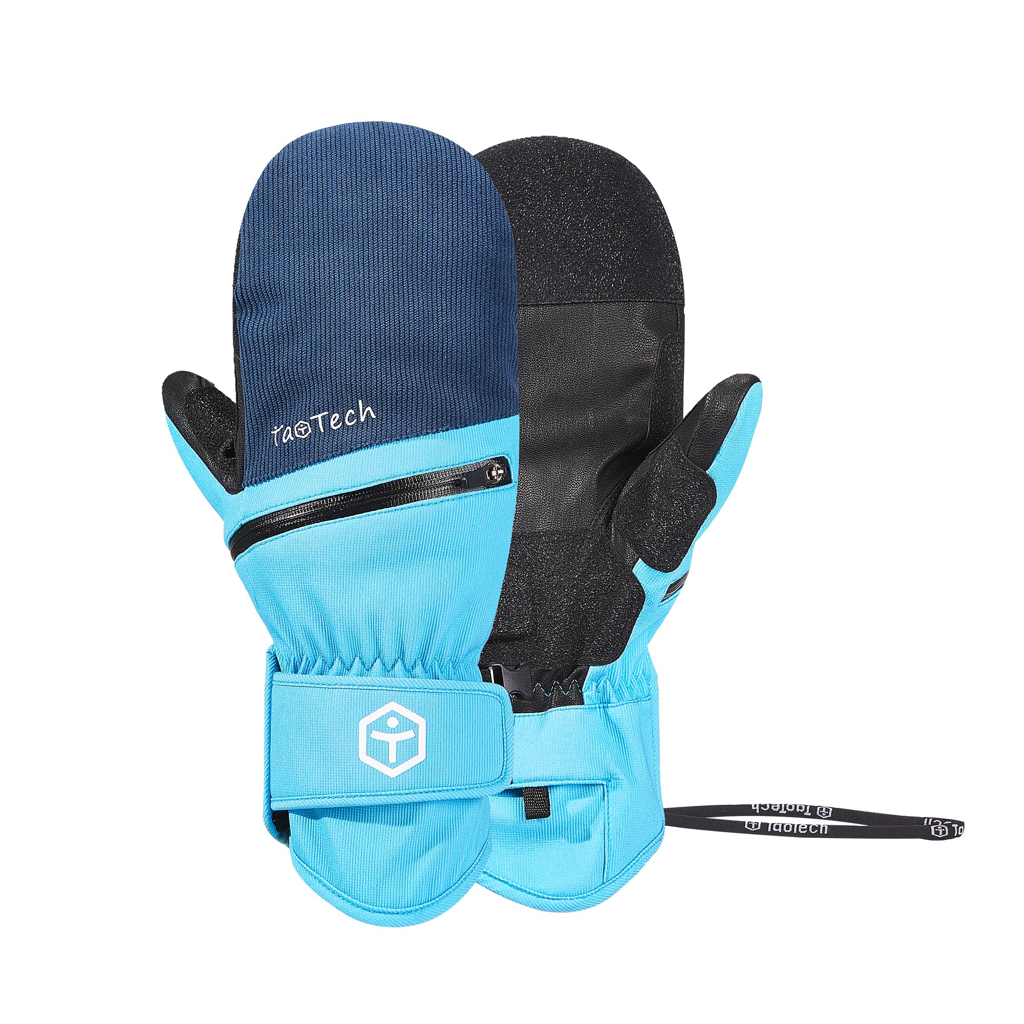 TaoTech Corduroy Zip Mittens for Snowboarding, Diagonal Closure, Wrist Guards, and Ski Gloves for Men and Women with Protective Inner (Large, Blue)
TaoTech Corduroy Zip Mittens for Snowboarding, Diagonal Closure, Wrist Guards, and Ski Gloves for Men and Women with Protective Inner (Large, Blue)