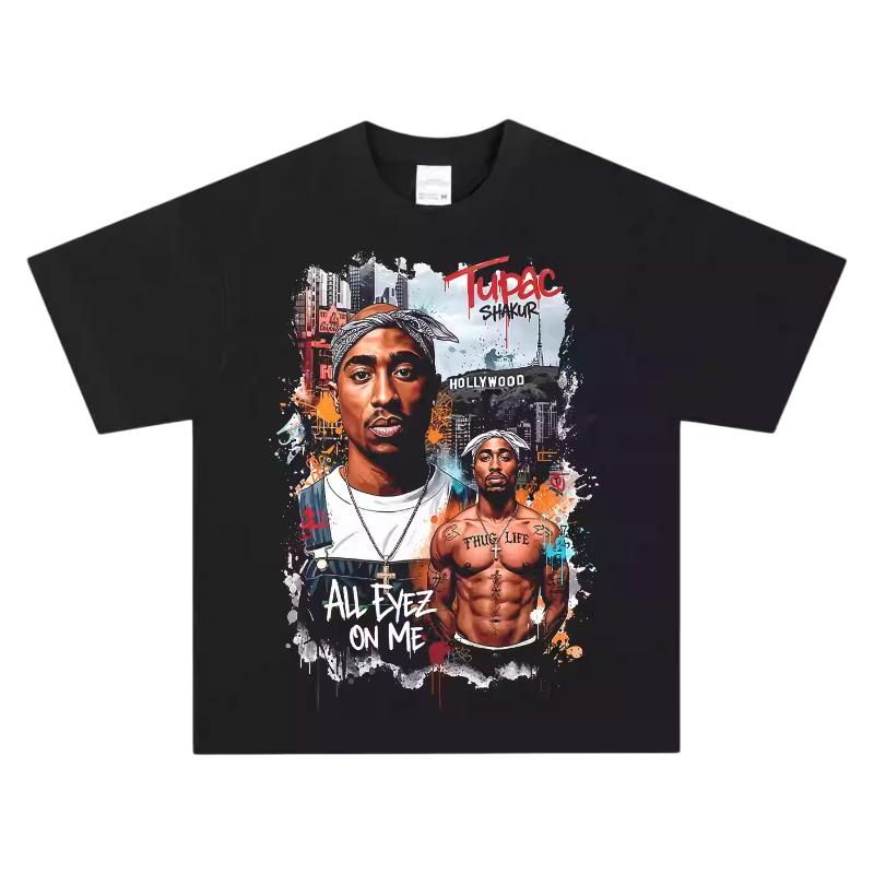 Tupac Shakur TShirt Unisex Vintage Graphic Print Pure Cotton Crew Neck Casual Streetwear Fashion Tops For Men Women M
Tupac Shakur TShirt Unisex Vintage Graphic Print Pure Cotton Crew Neck Casual Streetwear Fashion Tops For Men Women M