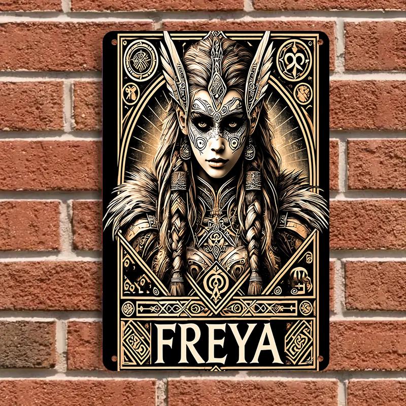 1PC 2D flat Nordic mythological goddess Freya retro iron painting Viking style decoration plaque living room study bar wall art (as the picture,20x30cm)
1PC 2D flat Nordic mythological goddess Freya retro iron painting Viking style decoration plaque living room study bar wall art (as the picture,20x30cm)