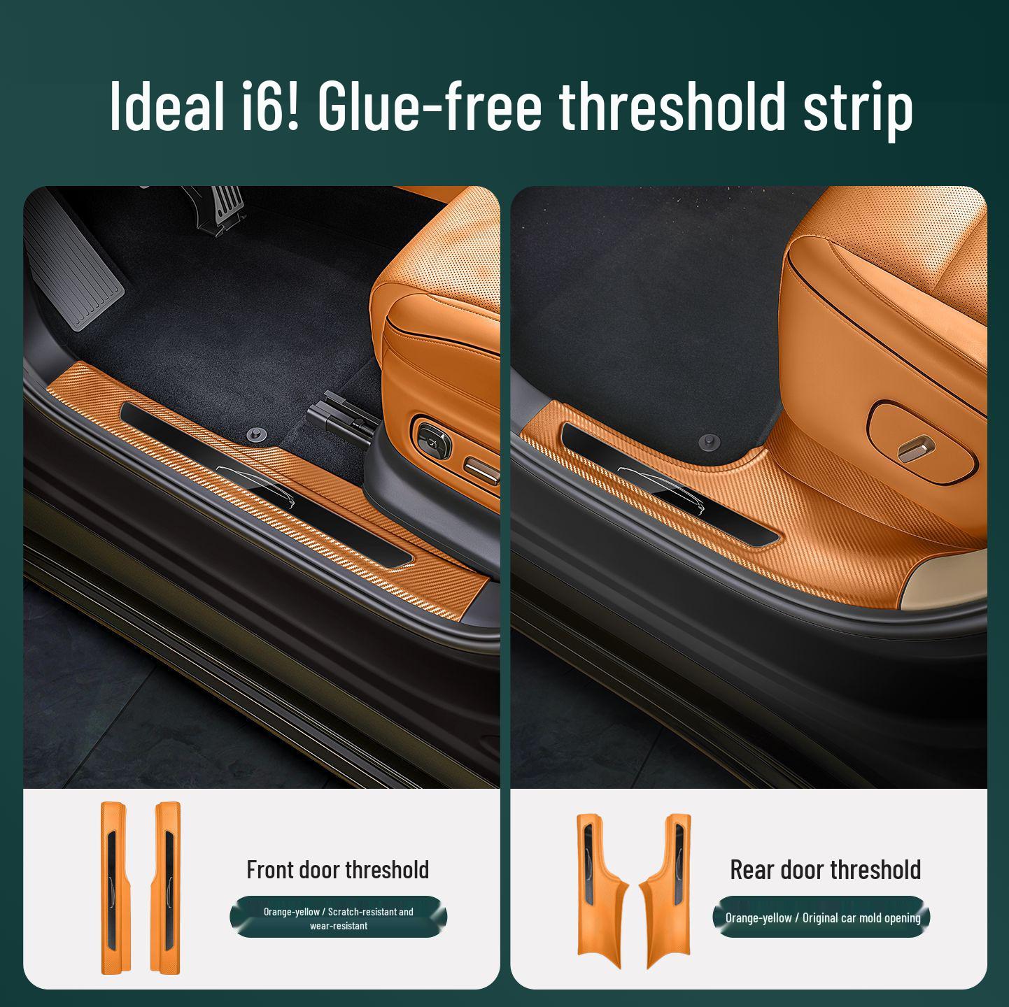 Ideal i6 Door Welcome Pedal Protector: Adhesive-Free Threshold Guard Strips
Ideal i6 Door Welcome Pedal Protector: Adhesive-Free Threshold Guard Strips