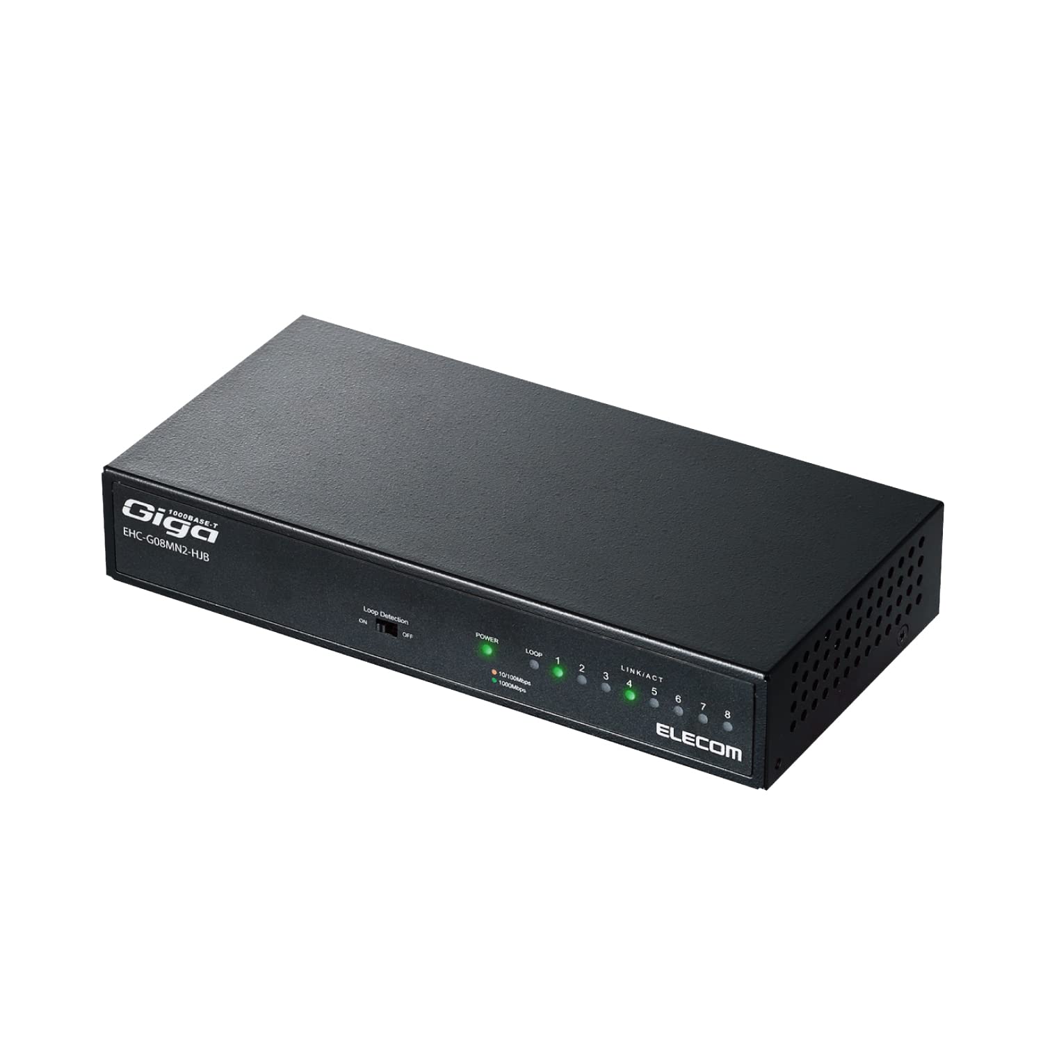 ELECOM Switching Hub Gigabit 8 Port Metal Housing with Magnet Power Supply Black Simple Package Built-in EHC-G08MN2A-HJB чорний
ELECOM Switching Hub Gigabit 8 Port Metal Housing with Magnet Power Supply Black Simple Package Built-in EHC-G08MN2A-HJB чорний