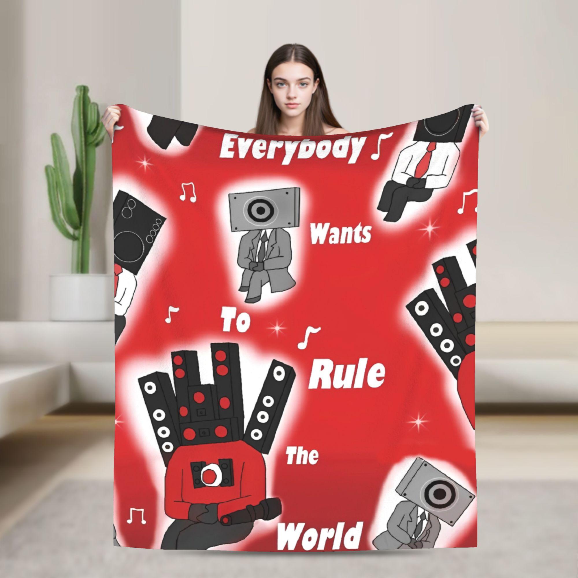 Skibidi Toilet Speakerman Blanket Warm Soft Print Plush Throw Blanket For Living Room Camping Flannel Bedspread Bed Cover 75x90cm
Skibidi Toilet Speakerman Blanket Warm Soft Print Plush Throw Blanket For Living Room Camping Flannel Bedspread Bed Cover 75x90cm