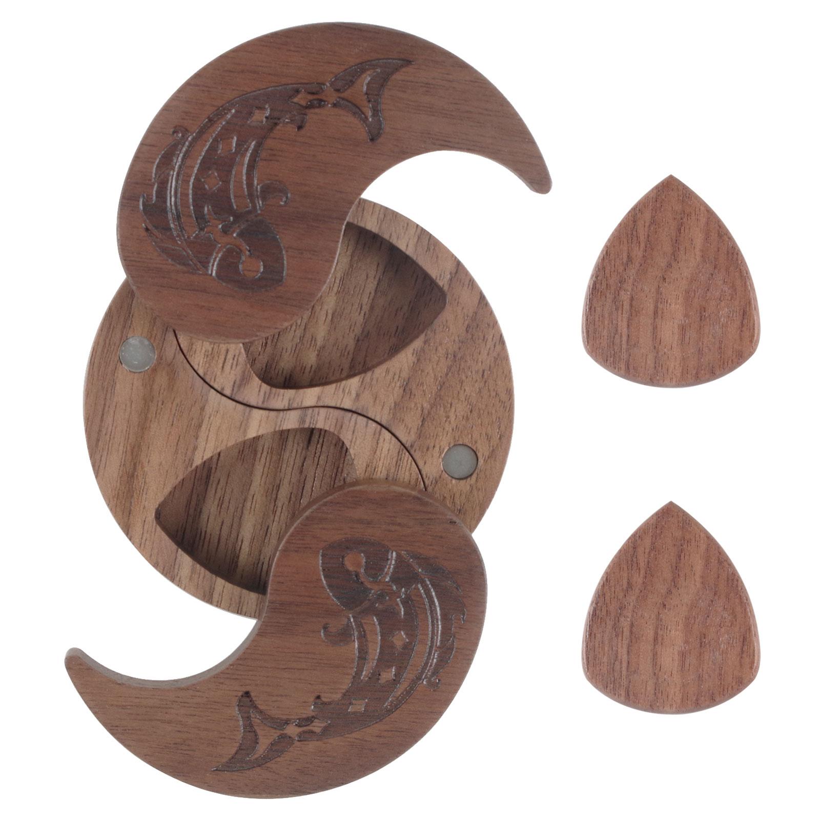 Wood Guitar Pick Box Cases Guitar Pick Storage Holder Organizer Plectrums Container Music Gift for Guitarist, Beginners
Wood Guitar Pick Box Cases Guitar Pick Storage Holder Organizer Plectrums Container Music Gift for Guitarist, Beginners