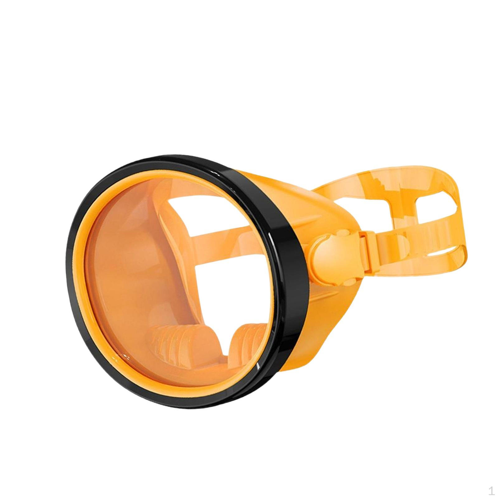 Compact Scuba Goggles for Freediving with Silicone And Glass orange black
Compact Scuba Goggles for Freediving with Silicone And Glass orange black