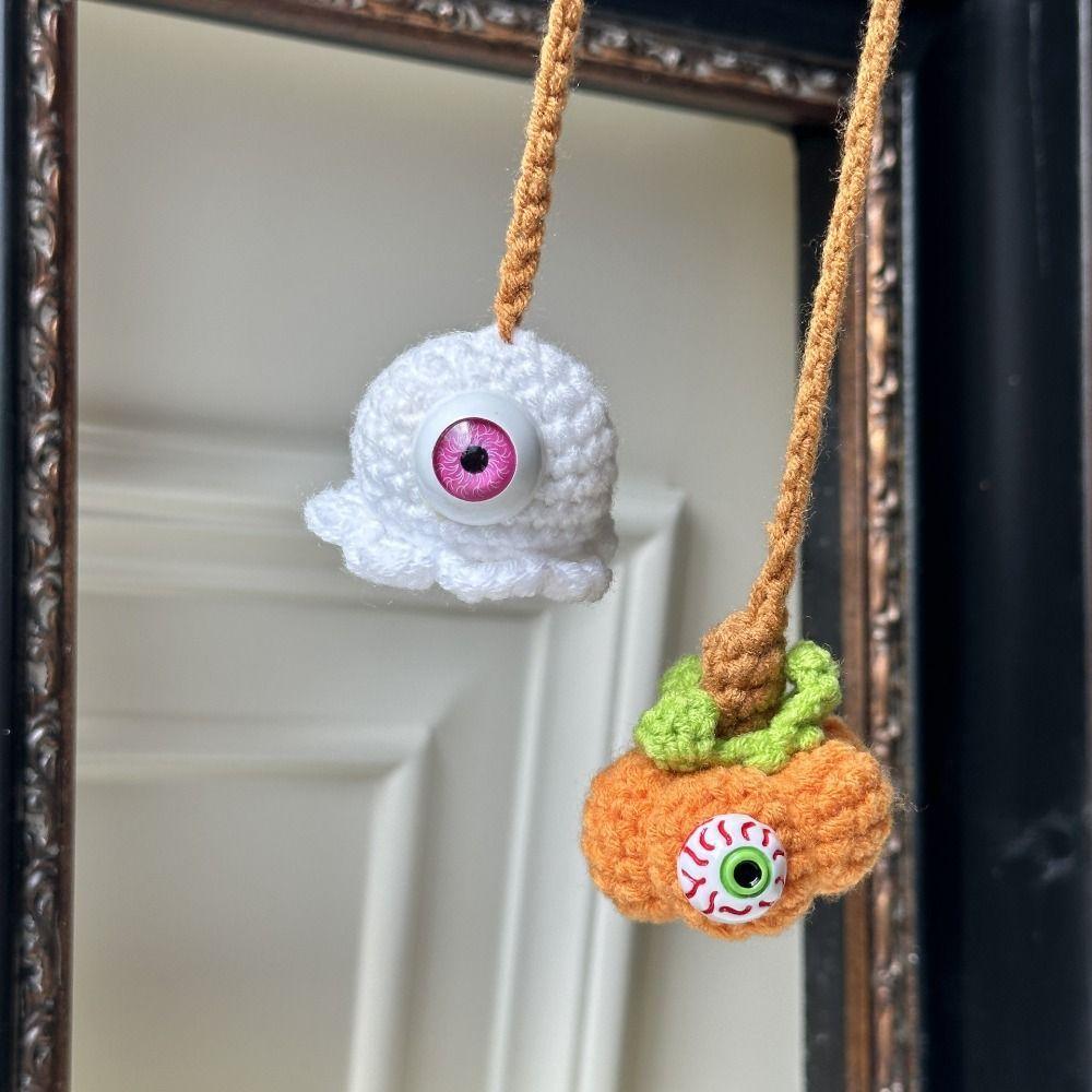 Creative Halloween Hanging Pendant Ghost Shape Crochet Halloween Decorations Car Interior Decor Style 3
Creative Halloween Hanging Pendant Ghost Shape Crochet Halloween Decorations Car Interior Decor Style 3
