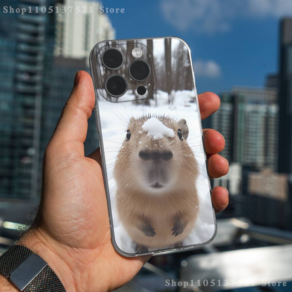 Capybara Phone Case For iPhone 17,16,15,14,13,12,11 Pro,Max,Plus,X,XS,XR,SE4,E Mini Transparent Soft Cover iPhone13mini
Capybara Phone Case For iPhone 17,16,15,14,13,12,11 Pro,Max,Plus,X,XS,XR,SE4,E Mini Transparent Soft Cover iPhone13mini
