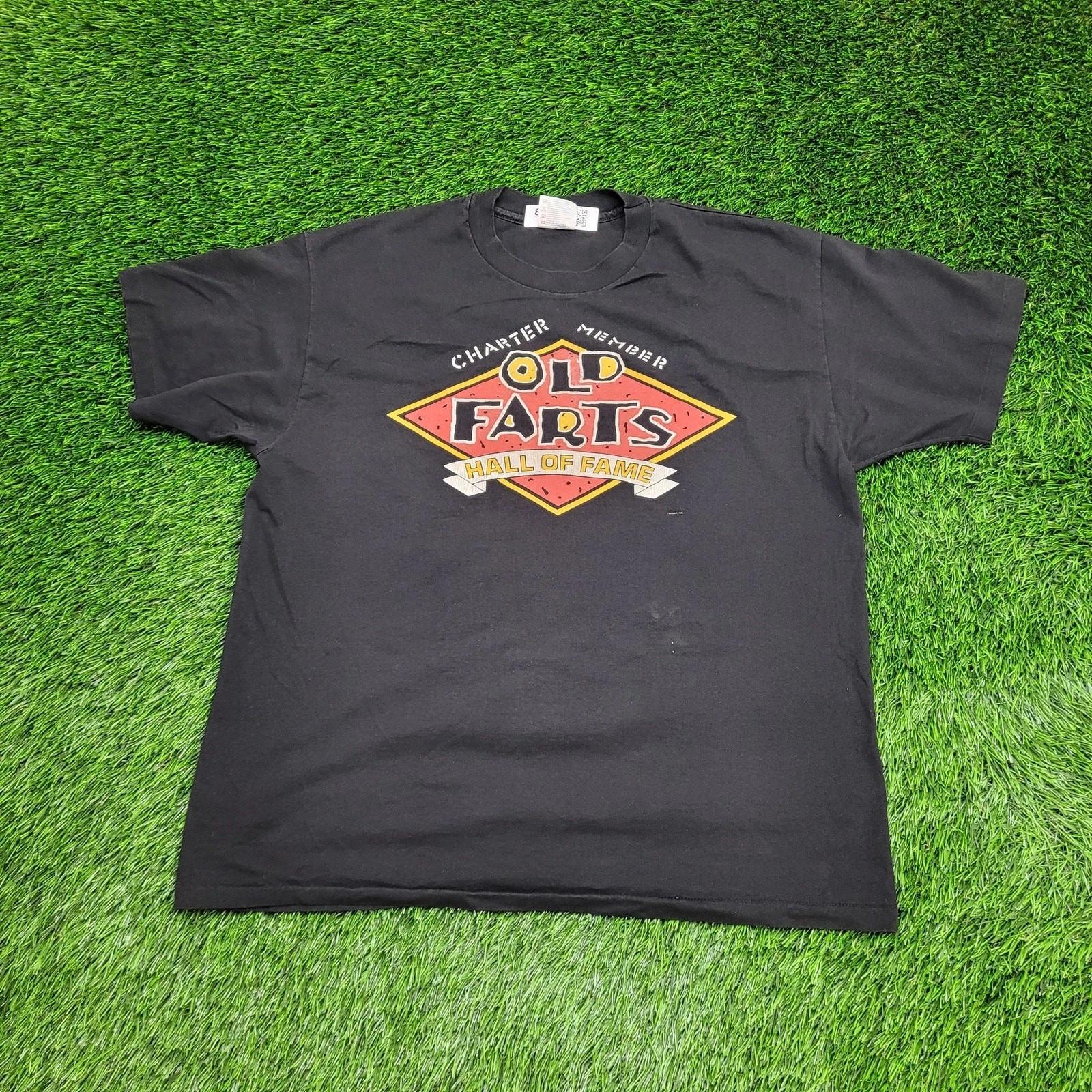 Vintage 90s Funny Fart Humor Shirt L/XL 23x26 Black USA Dad-Joke XL
Vintage 90s Funny Fart Humor Shirt L/XL 23x26 Black USA Dad-Joke XL