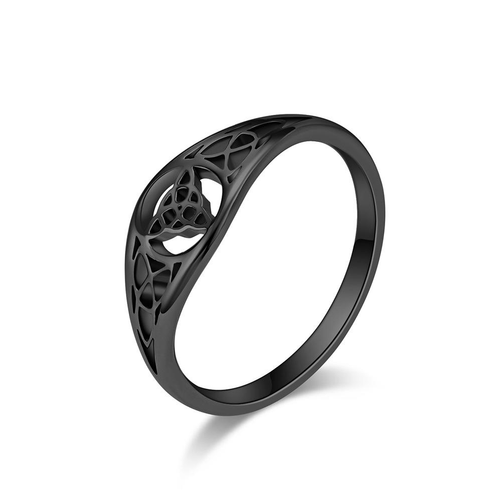 2026 Nordic Viking Triangle Knot Hollow Ring Female Celtic Knot Proposal Engagement Ring Hand Jewelry 11# чорний
2026 Nordic Viking Triangle Knot Hollow Ring Female Celtic Knot Proposal Engagement Ring Hand Jewelry 11# чорний