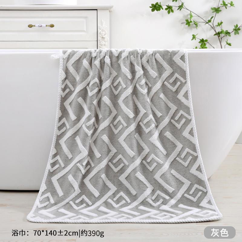 Полотенце Новое жаккардовое коралловое флисовое клетчатое банное полотенце банное полотенце увеличенное и утолщенное бытовое мужское и женское мягкое впитывающее банное полотенце 70*140cm серый
Полотенце Новое жаккардовое коралловое флисовое клетчатое банное полотенце банное полотенце увеличенное и утолщенное бытовое мужское и женское мягкое впитывающее банное полотенце 70*140cm серый