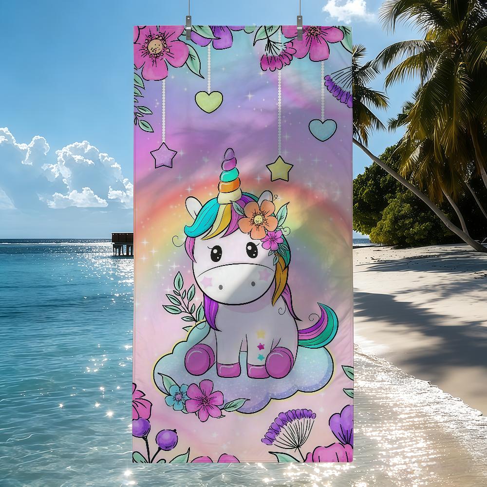 Unicorn Pink Dream Fairy Tale Towel Quick Drying Beach Towels Are Suitable For Swimming Pools Camping Yoga And The Gym W30*H60(CM)
Unicorn Pink Dream Fairy Tale Towel Quick Drying Beach Towels Are Suitable For Swimming Pools Camping Yoga And The Gym W30*H60(CM)