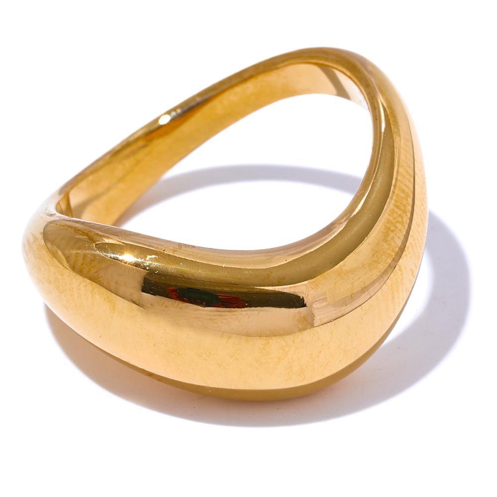 Yhpup Minimalist Smooth Stainless Steel Metal Geometric Finger Ring Waterproof 18K PVD Plated Distinctive Jewelry Bijoux New 9
Yhpup Minimalist Smooth Stainless Steel Metal Geometric Finger Ring Waterproof 18K PVD Plated Distinctive Jewelry Bijoux New 9