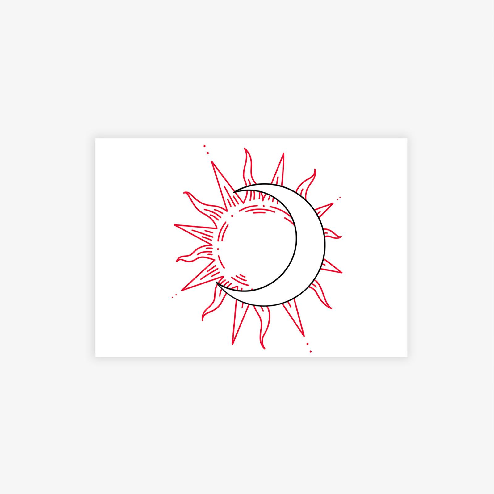 Advanced Sense Of Dark Y2K Personalized Simplicity Sun And Moon Tonghui Tattoo Sticker 10*7CM
Advanced Sense Of Dark Y2K Personalized Simplicity Sun And Moon Tonghui Tattoo Sticker 10*7CM