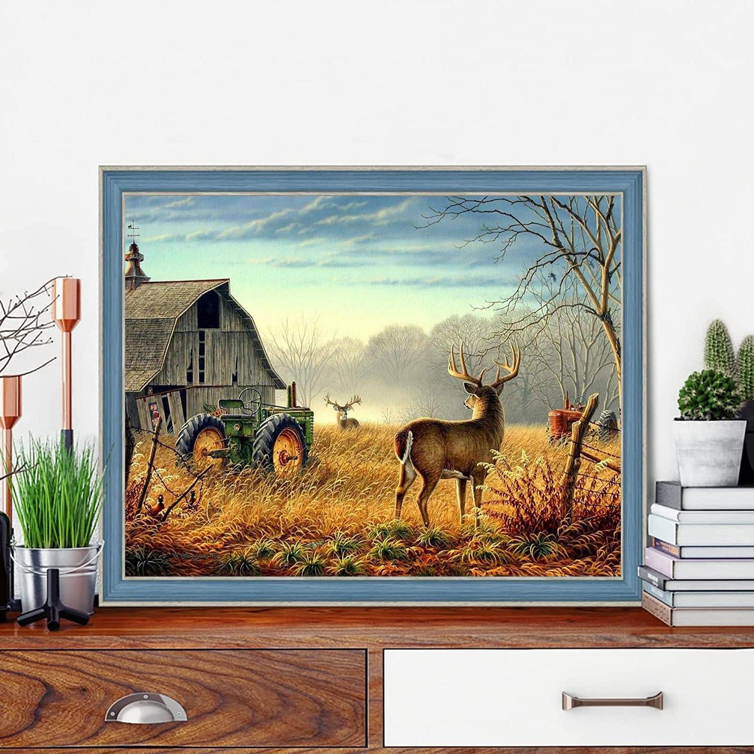 DIY алмазная живопись Олень в прерии комплект для вышивки крестом мозаика искусство алмазная живопись полный круг/квадратный алмаз украшение дома Square 30x40cm
DIY алмазная живопись Олень в прерии комплект для вышивки крестом мозаика искусство алмазная живопись полный круг/квадратный алмаз украшение дома Square 30x40cm