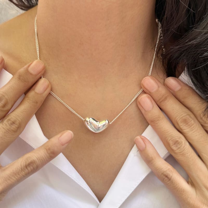 andseeyou Unbalanced Volume Heart Necklace-JN0203 silver
andseeyou Unbalanced Volume Heart Necklace-JN0203 silver